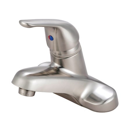 Kingston Brass 4" Centerset Bathroom Faucet, Brushed Nickel KB548LP